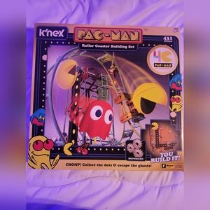 K'Nex pac man Rollercoaster building set